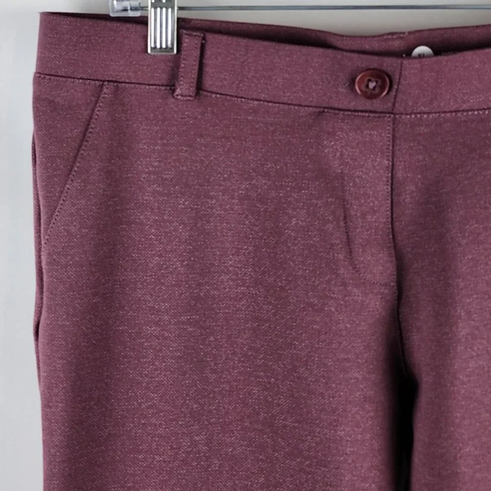Betabrand Pants Womens XL-Long Dress Yoga Mauve Straight Leg W0076-STR (36x30) - Picture 3 of 9